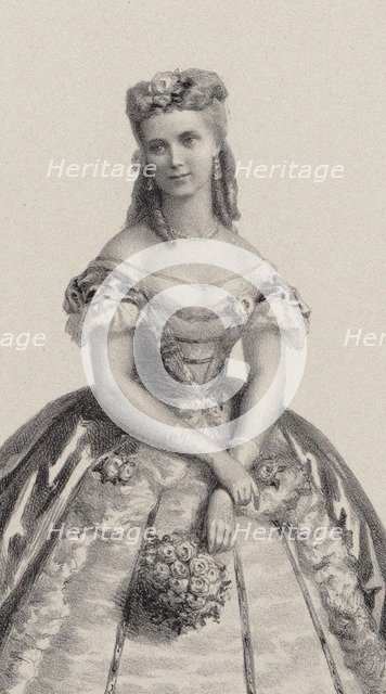 Christine Nilsson (1843-1921) as Violetta in Opera La Traviata by Giuseppe Verdi, 1864.