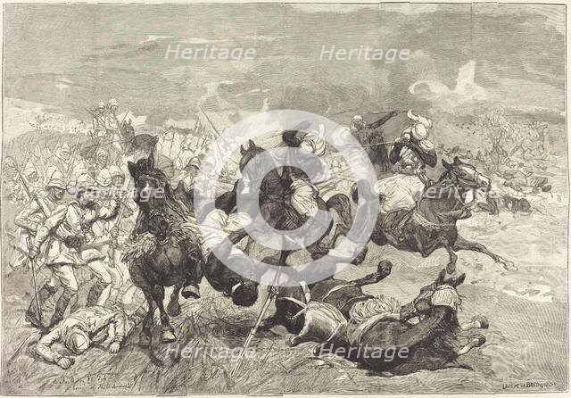 Au Soudan: Bataille d'El-Teb, 1883/1890. Creator: Auguste Lepere.