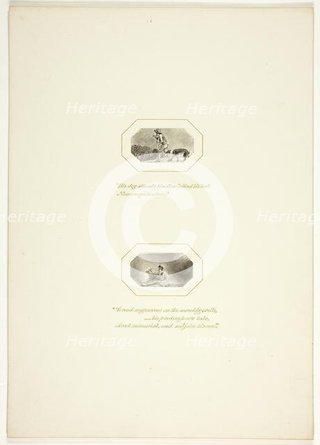 Study for a plate from The Task, c. 1800. Creator: Thomas Stothard.