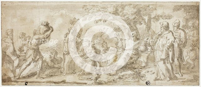 Israelites in the Wilderness, n.d. Creators: Unknown, Fedele Fischetti.