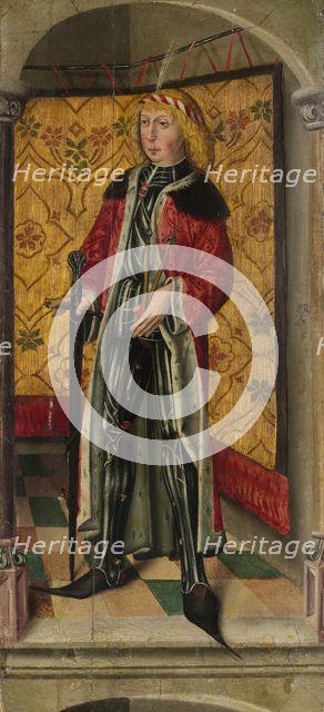 Saint George and Saint Sebastian, ca. 1480. Creator: Unknown.