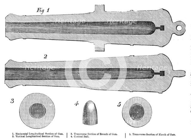 Lancaster's Oval Cannon, 1854. Creator: Unknown.