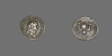 Denarius (Coin) Portraying Emperor Vespasian, 80-81. Creator: Unknown.