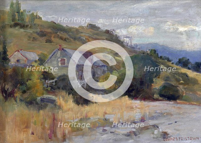 Homestead, Lake Wakatipu, Queenstown, No.1,  c1905. Creator: Clas Edvard Fristrom.