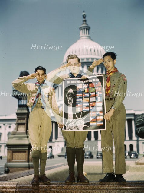 United Nations Fight for Freedom..., 1943. Creator: John Rous.