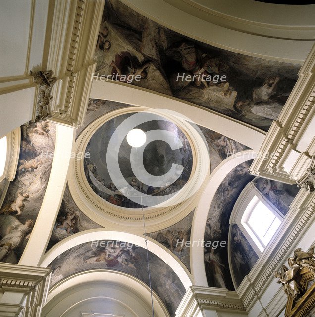 Mural paintings in the ceiling of the Church of San Antonio de la Florida.