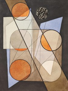 Composition with symmetrical circles, 1932. Creator: Moholy-Nagy, Laszlo (1895-1946)