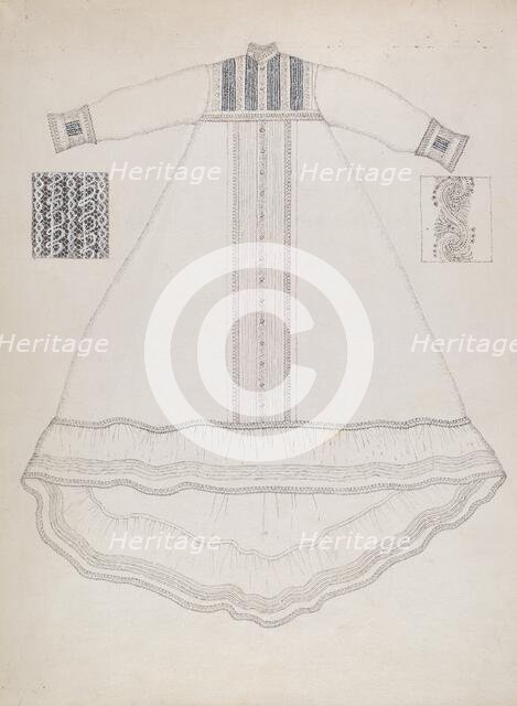 Nightgown, c. 1936. Creator: Evelyn Bailey.