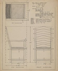 Chair, 1935/1942. Creator: Francis Law Durand.