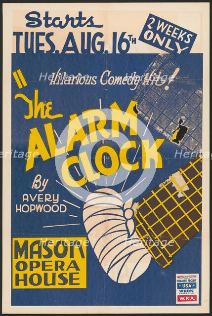 The Alarm Clock, Los Angeles, 1938. Creator: Unknown.