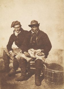 David Young and Unknown Man, Newhaven, 1845. Creators: David Octavius Hill, Robert Adamson, Hill & Adamson.