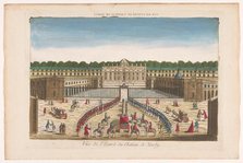 View of the front of the Château de Marly, 1700-1799. Creator: Anon.