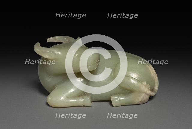 Reclining Water Buffalo, 1736-1795. Creator: Unknown.