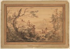 Landscape, 18th century. Creator: Francesco Zuccarelli.