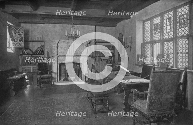 Reception room, office and residence of Frederick Sterner, New York, 1922.  Artist: Unknown.