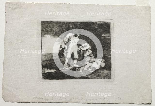 The Disasters of War: And There's No Help for it, 1810-1820. Creator: Francisco de Goya (Spanish, 1746-1828).