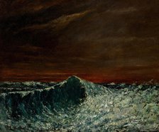 The Wave, c1871-1873. Creator: Courbet, Gustave (1819-1877).