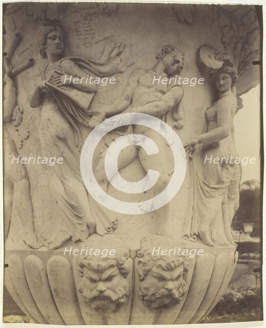 Versailles, Vase (Detail), 1906. Creator: Eugene Atget.