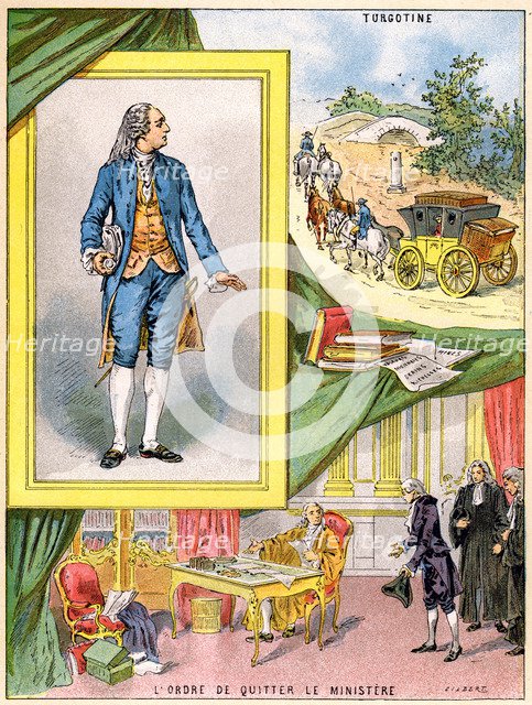 Anne Robert Jacques Turgot, French economist and statesman, 1898. Artist: Gilbert