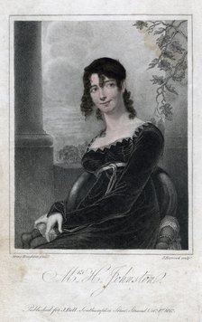'Mrs H Johnston', 1812.Artist: J Hopwood