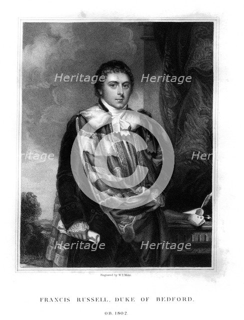 Francis Russell, 5th Duke of Bedford, 1834.Artist: WT Mote