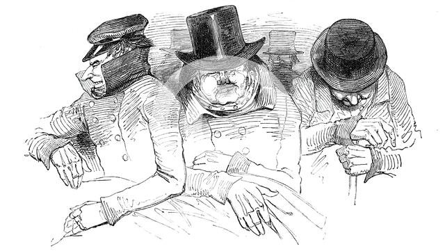 Second class passengers, 1844. Creator: Unknown.