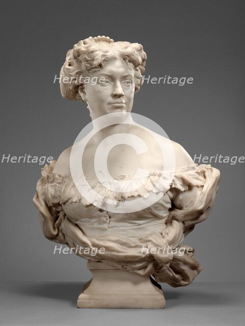 Portrait of Nadine Dumas (Madame Alexandre Dumas Fils 1827-1875), 1873-1875. Creator: Jean-Baptiste Carpeaux.