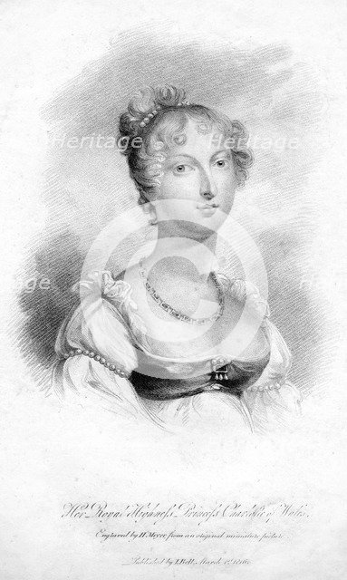 Princess Charlotte Augusta of Wales, 1816.Artist: H Meyer