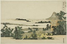 Autumn Moon at Atago Hill (Atago shugetsu), from the series "Eight Views of Edo..., c. 1804/18. Creator: Utagawa Toyohiro.