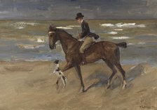 Rider on the Beach, 1911. Creator: Max Liebermann.