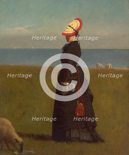 Lambs, Nantucket, 1874. Creator: Eastman Johnson.