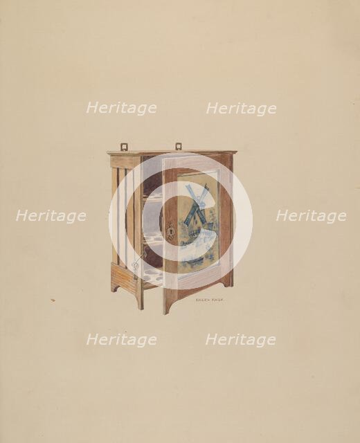 Egg Cabinet, c. 1938. Creator: Eileen Knox.