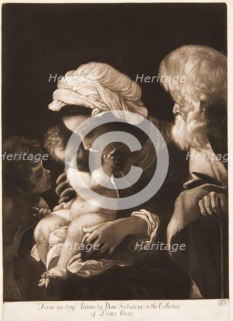 The Holy Family, (c1610s), c1760s.  Creator: William Baillie.