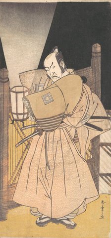 Ichikawa Danzo IV in the Role of a Samurai, ca. 1785. Creator: Shunsho.