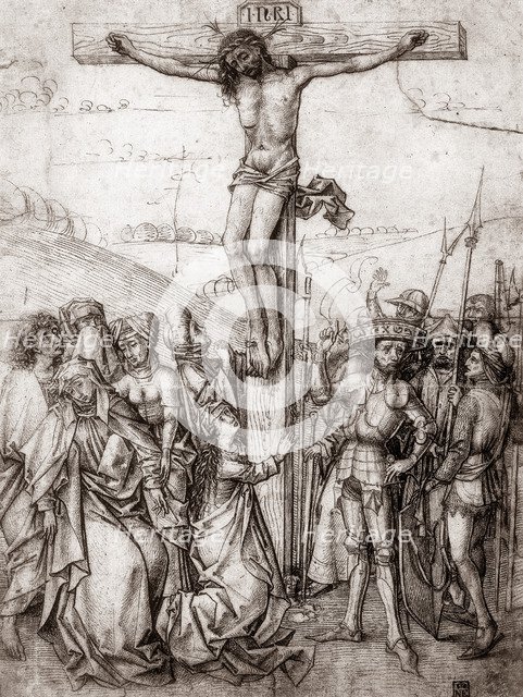 'Christ on the Cross', c1480. Artist: Unknown