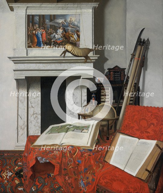 Still-life with Rarities. Artist: Heyden, Jan, van der (1637-1712)