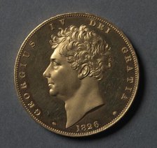 Five Pounds [pattern] (obverse), 1826. Creator: Unknown.