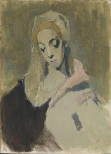 My Worldly Madonna, 1944. Creator: Helene Schjerfbeck.