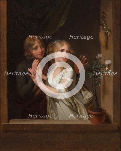 Les Papillons (The Butterflies). Creator: Boilly, Louis-Léopold (1761-1845).