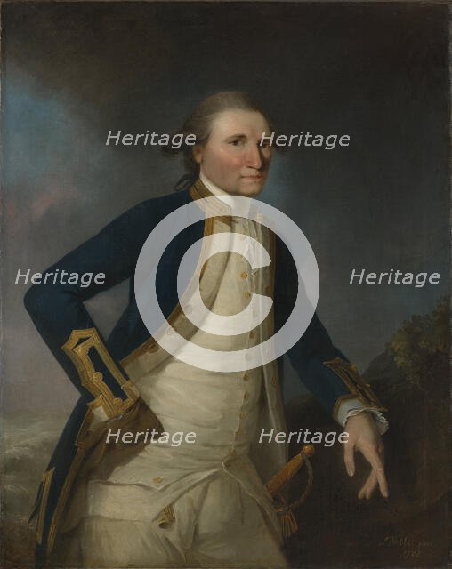Portrait of Captain James Cook, 1782. Creator: Webber, John (1751-1793).