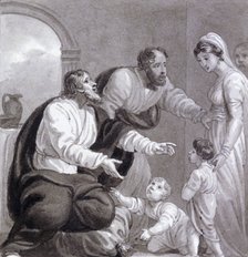 'Christ and the children', c1810-c1844.  Artist: Henry Corbould 