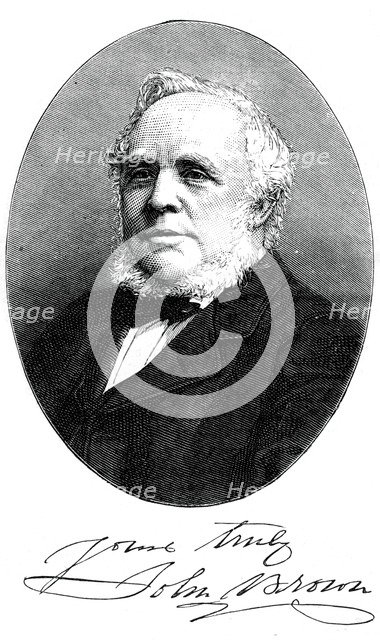 Sir John Brown, British industrialist, c1880. Artist: Unknown
