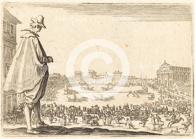 Piazza Santa Maria Novella, Florence, c. 1622. Creator: Jacques Callot.