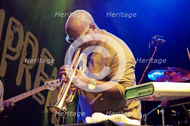 Terence Blanchard, Love Supreme Jazz Festival, Glynde Place, East Sussex, 2015.  Artist: Brian O'Connor.