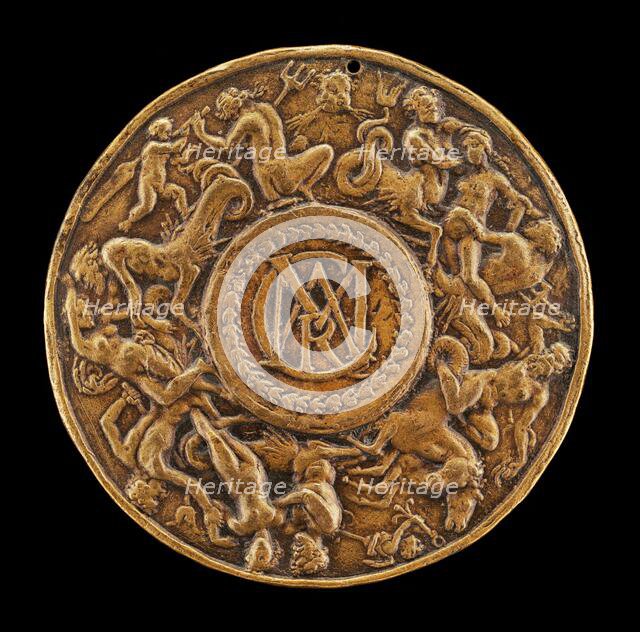 Frieze of Tritons and Nereids [reverse]. Creator: Master IO.FF..