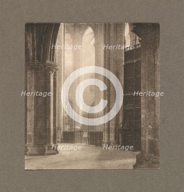 Camera Work: Height and Light in Bourges Cathedral, 1903. Creator: Frederick H. Evans (British, 1853-1943).