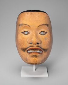 Mikazuki (male deity) Noh mask, 16th century. Creator: Unknown.