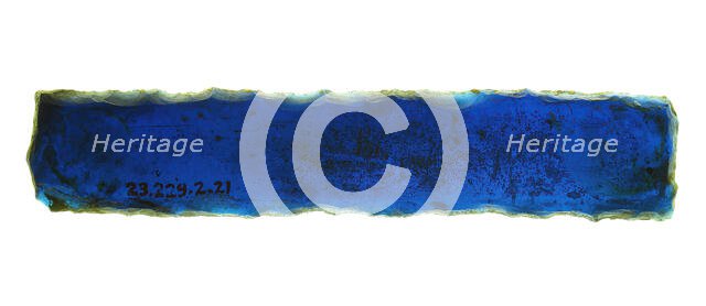 Glass Fragment, French, 13th century. Creator: Unknown.