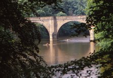18th Century Prebends Bridge, over the River Wear, Durham, England, 20th century. Artist: CM Dixon.