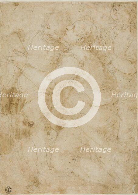 Three Youths in Prayer, n.d. Creators: Guglielmo Caccia, Orazio Samacchini, Dionisio Calvaert, Jacopo Bassano il vecchio.